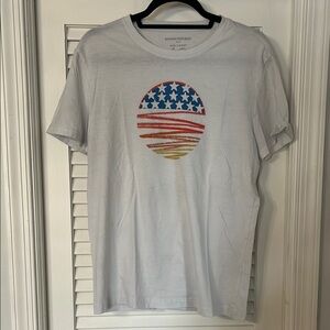 Banana Republic White Short Sleeve Graphic Tee